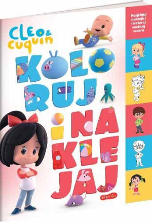 Książka Cleo i Cuquin. Koloruj i naklejaj