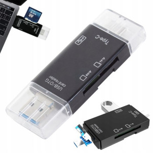 Czytnik Kart Sd Microsd Tf Usb Usb-c Micro Usb Otg