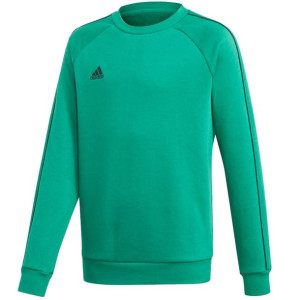 Bluza adidas CORE 18 SW Top Y FS1900 - ZIELONY; 116 CM