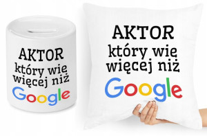 Dla Aktora Aktorki Zestaw Poduszka + Skarbonka