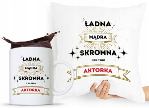 Dla Aktora Aktorki Zestaw Poduszka + Kubek Prezent