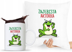 Dla Aktora Aktorki Zestaw Poduszka + Kubek Prezent