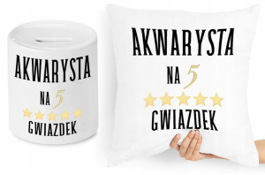 Dla Akwarysty Zestaw Poduszka + Skarbonka