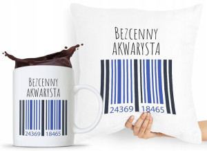 Dla Akwarysty Zestaw Poduszka + Kubek Prezent