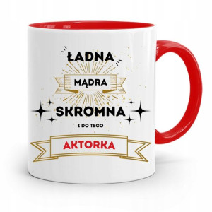 Dla Aktora Aktorki Kubek Czerwony Prezent Urodziny