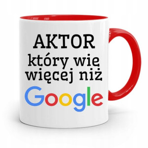 Dla Aktora Aktorki Kubek Czerwony Prezent Urodziny