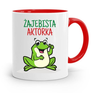 Dla Aktora Aktorki Kubek Czerwony Prezent Urodziny