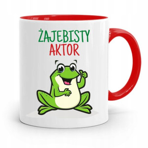 Dla Aktora Aktorki Kubek Czerwony Prezent Urodziny