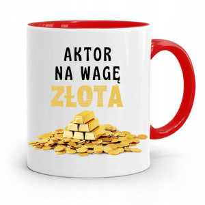 Dla Aktora Aktorki Kubek Czerwony Prezent Urodziny