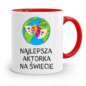 Dla Aktora Aktorki Kubek Czerwony Prezent Urodziny