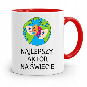 Dla Aktora Aktorki Kubek Czerwony Prezent Urodziny