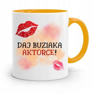 Dla Aktora Aktorki Kubek Żółty Prezent Urodziny