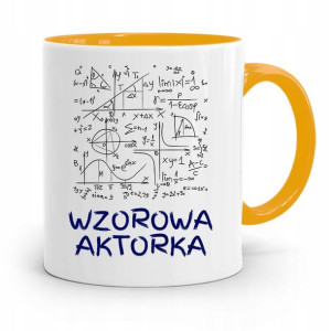 Dla Aktora Aktorki Kubek Żółty Prezent Urodziny