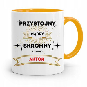 Dla Aktora Aktorki Kubek Żółty Prezent Urodziny