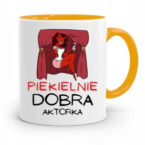 Dla Aktora Aktorki Kubek Żółty Prezent Urodziny
