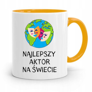 Dla Aktora Aktorki Kubek Żółty Prezent Urodziny