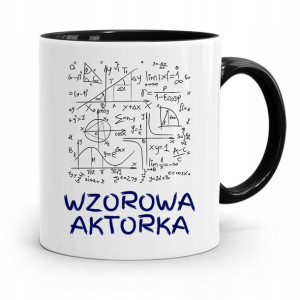 Dla Aktora Aktorki Kubek Czarny Prezent Urodziny