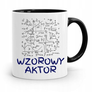 Dla Aktora Aktorki Kubek Czarny Prezent Urodziny