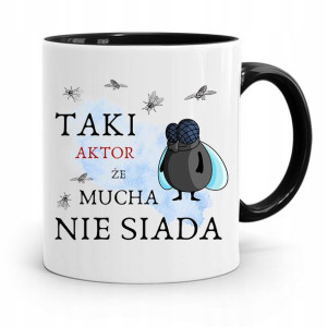 Dla Aktora Aktorki Kubek Czarny Prezent Urodziny