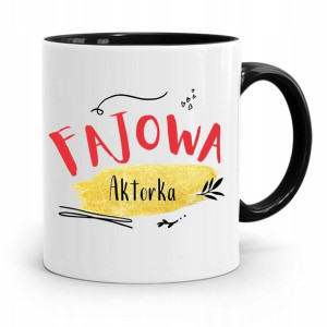 Dla Aktora Aktorki Kubek Czarny Prezent Urodziny