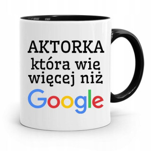 Dla Aktora Aktorki Kubek Czarny Prezent Urodziny