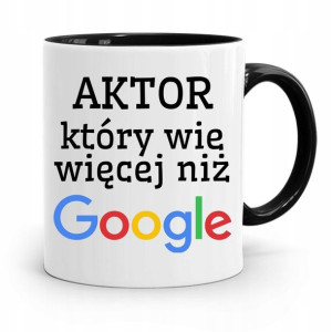Dla Aktora Aktorki Kubek Czarny Prezent Urodziny