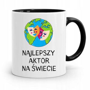 Dla Aktora Aktorki Kubek Czarny Prezent Urodziny