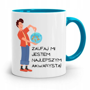 Dla Akwarysty Kubek Błękitny Prezent Na Urodziny