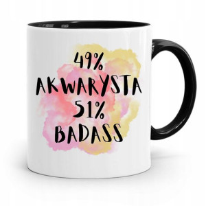 Dla Akwarysty Kubek Czarny Na Prezent Na Urodziny