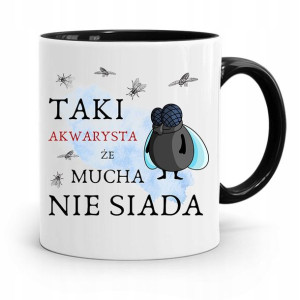 Dla Akwarysty Kubek Czarny Na Prezent Na Urodziny