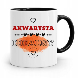 Dla Akwarysty Kubek Czarny Na Prezent Na Urodziny
