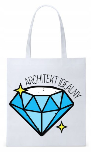 Dla Architekta Na Prezent Torba Eco Biała Shopper
