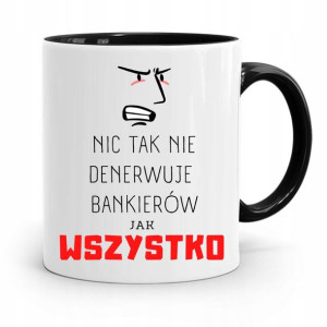 Dla Bankiera Kubek Czarny Na Prezent Na Urodziny