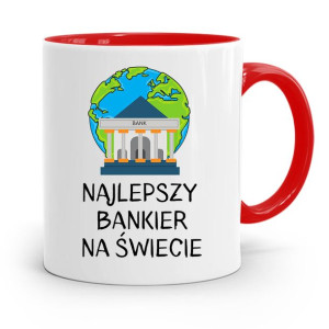 Dla Bankiera Kubek Czerwony Na Prezent Na Urodziny