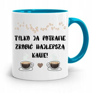 Dla Baristy Baristki Kawiarki Kubek Błękitny