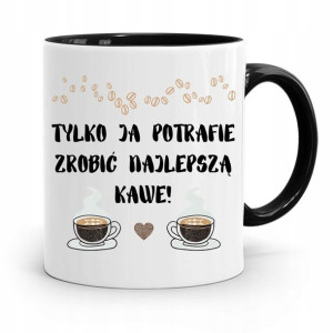 Dla Baristy Baristki Kawiarki Kubek Czarny Prezent