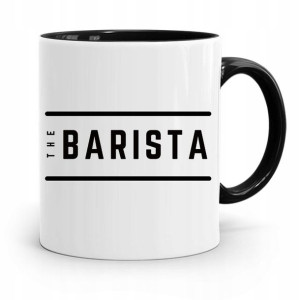Dla Baristy Baristki Kawiarki Kubek Czarny Prezent