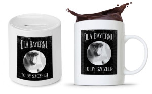 Zestaw Śmieszny Zabawny Prezent Kubek + Skarbonka
