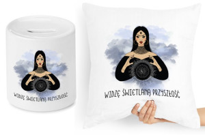 Znaki Zodiaku Zestaw Poduszka + Skarbonka Prezent