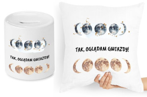 Znaki Zodiaku Zestaw Poduszka + Skarbonka Prezent
