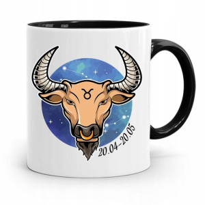 Znaki Zodiaku Zodiakara Kubek Czarny Byk