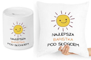 Dla Baristy Zestaw Poduszka + Skarbonka Prezent