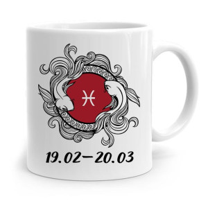 Znaki Zodiaku Zodiakara Kubek Horoskop Ryby