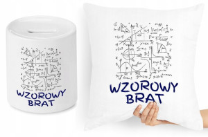Dla Brata Zestaw Poduszka + Skarbonka Prezent