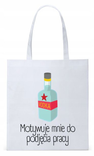 Dla Budowlańca Prezent Torba Eco Biała Shopper