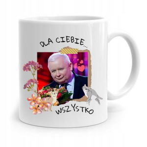 Kubek Śmieszny Prezesa Pis Jarosław Kaczyński
