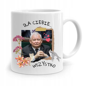 Kubek Śmieszny Prezesa Pis Jarosław Kaczyński