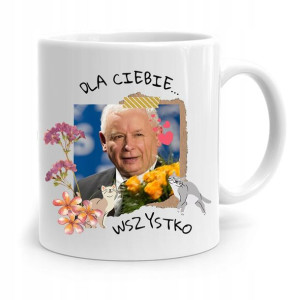 Kubek Śmieszny Prezesa Pis Jarosław Kaczyński