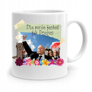 Kubek Śmieszny Prezesa Pis Jarosław Kaczyński