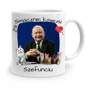 Kubek Śmieszny Prezesa Pis Jarosław Kaczyński